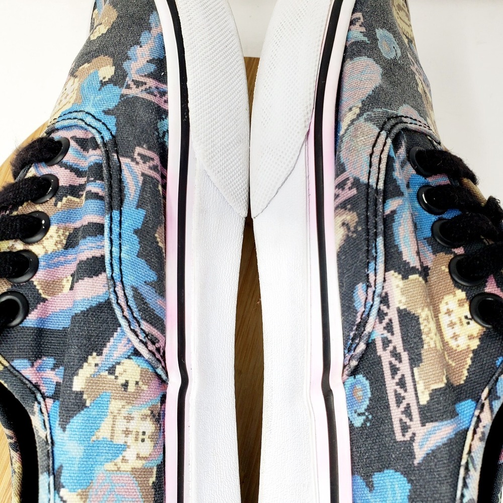 Vans Nintendo Donkey‎ Kong Shoes Womens 8 Low Faded Lace Up Authentic Mens 6.5 - Picture 10 of 16